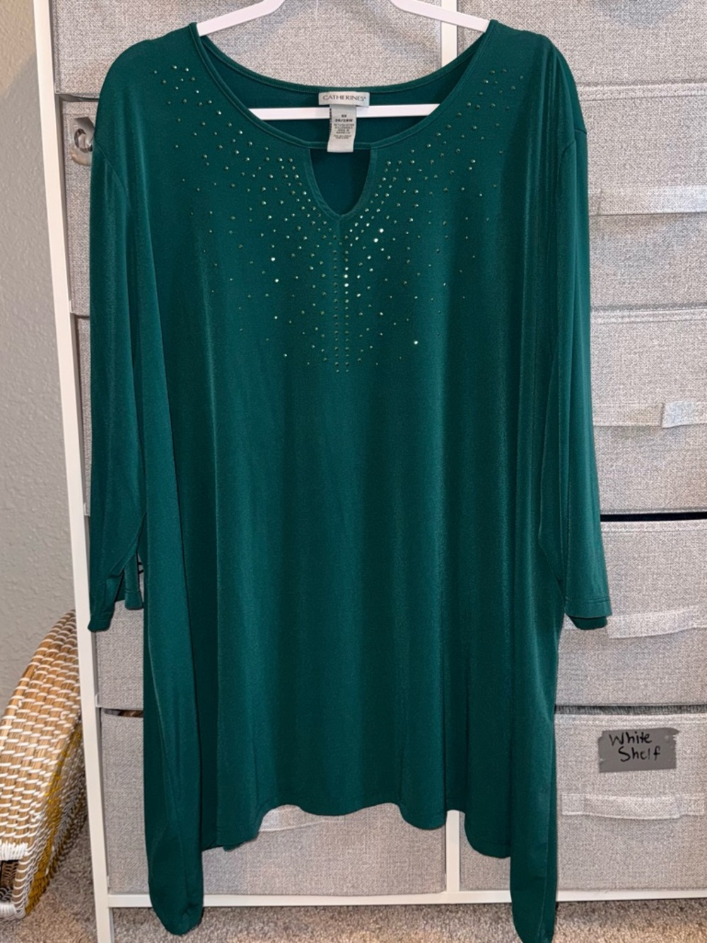 Catherine’s blouse size 3X 26/28 green